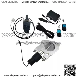 3-inch electric exhaust valve with manual switch