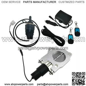 2-inch electric exhaust valve with remote control switch and manual