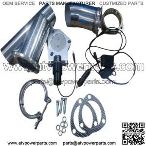 3-inch electric exhaust valve remote control