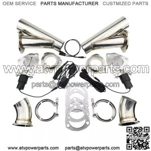 2.25-inch electric exhaust valve manual 2-in-1
