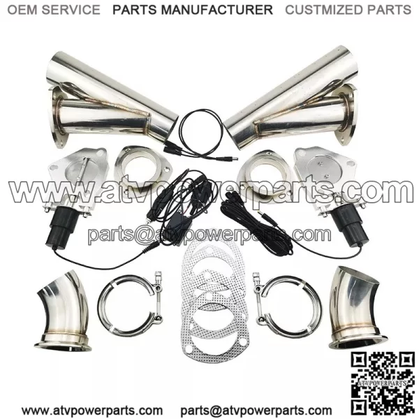 2.25-inch electric exhaust valve manual 2-in-1