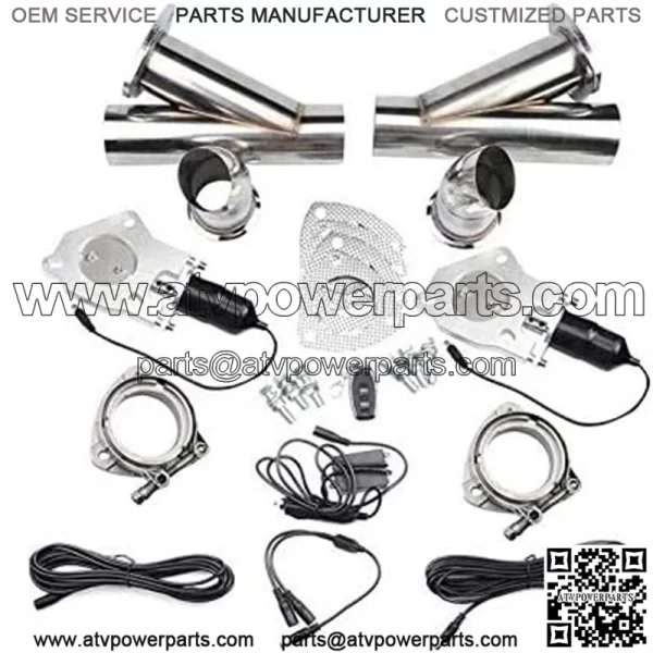 2.5-inch electric exhaust valve manual 2-in-1