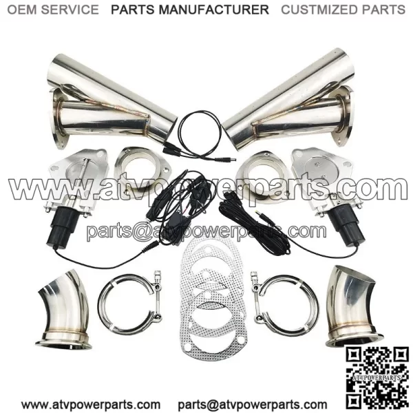 3-inch electric exhaust valve manual 2-in-1