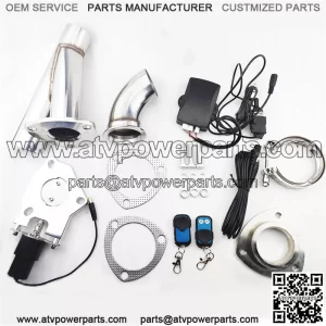 2-inch electric exhaust valve remote control 2-in-1