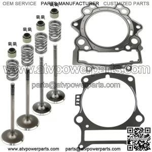 Cylinder Intake Exhaust Valve Kit for Yamaha Raptor 700 YFM700R 2006-2014 (For: Yamaha Raptor 700)
