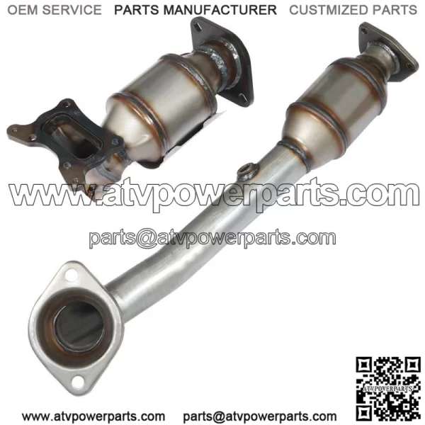 For 2010-2011 Honda CRV CR-V 2.4L Catalytic Converters Front+Rear 745478544CV11 - Image 4