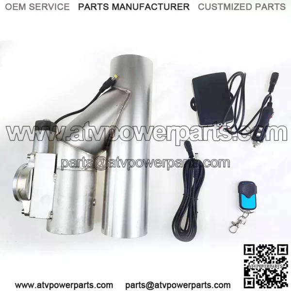 2.5-inch integrated straight exhaust valve remote control