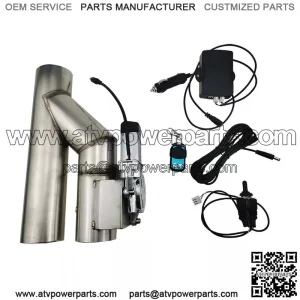 3-inch integrated straight exhaust valve Remote control and manual
