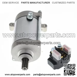 Starter & Relay Solenoid for Yamaha Wolverine 450 YFM450 2006 2007 2008-2010