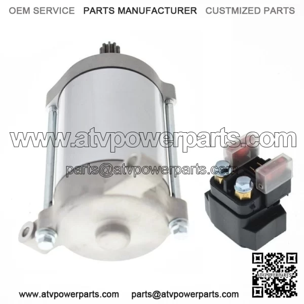Starter & Relay Solenoid for Yamaha Wolverine 450 YFM450 2006 2007 2008-2010 - Image 5
