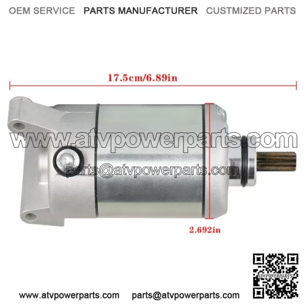 NEW Starter Motor for Polaris RZR 570 Sportsman 570 Ace 570 Ranger 570