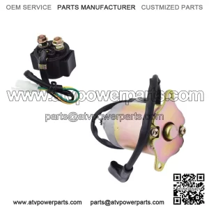 STARTER STARTING MOTOR w/ CABLE RELAY SOLENOID COMBO for Polaris Ranger RZR 170