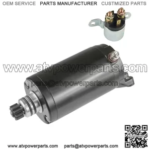 Starter And Relay Solenoid for Bombardier Can-Am Quest 650 / Max 650 2002-2004