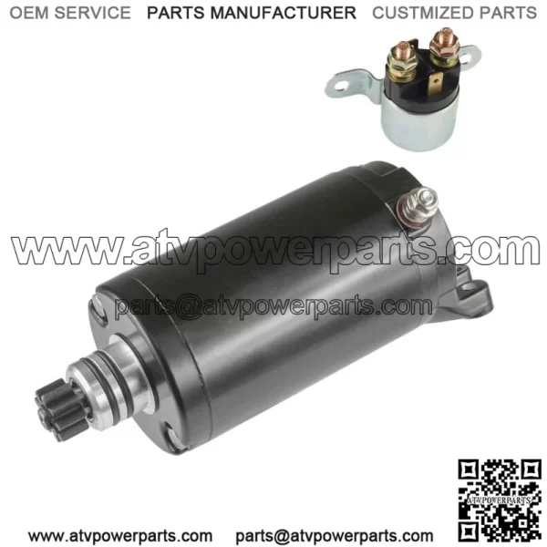 Starter And Relay Solenoid for Bombardier Can-Am Quest 650 / Max 650 2002-2004