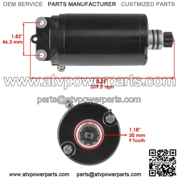Starter And Relay Solenoid for Bombardier Can-Am Quest 650 / Max 650 2002-2004 - Image 2