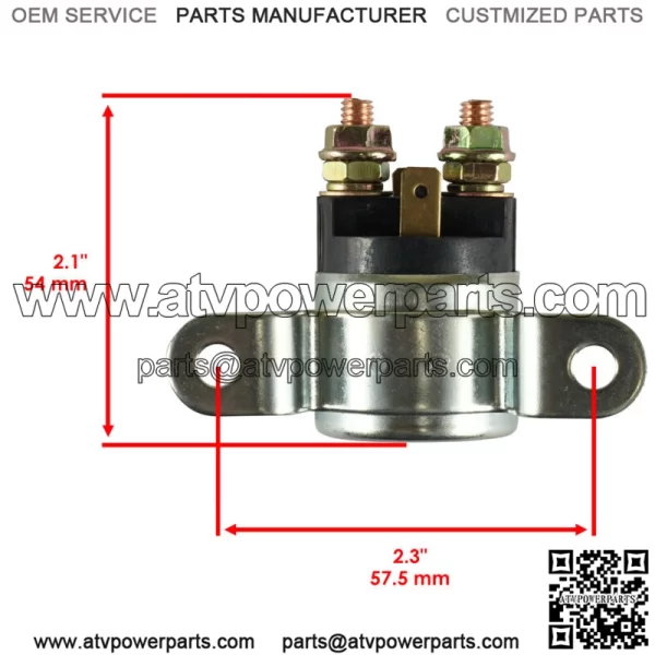 Starter And Relay Solenoid for Bombardier Can-Am Quest 650 / Max 650 2002-2004 - Image 3