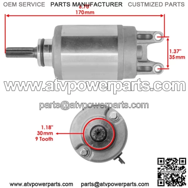 Starter & Clutch One Way Bearing for Suzuki LTR450Z Quadracer 450Z 2006-2009 - Image 3