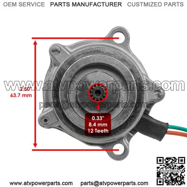 Power Shift Control Motor for Honda TRX500FA Foreman Rubicon 500 2001-2014 - Image 3