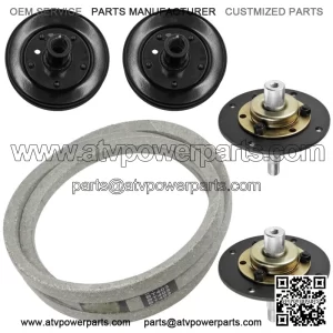 717-0906 717-0906A 917-0906 Deck Spindle W/Pulley & Belt For Ryobi