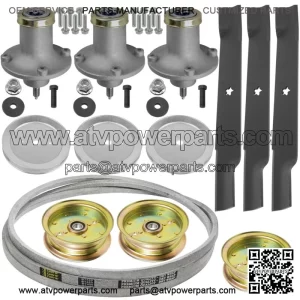539112170 539113300 539113312 Deck Spindle Pulley Blade Belt For RedMax RZT 61"