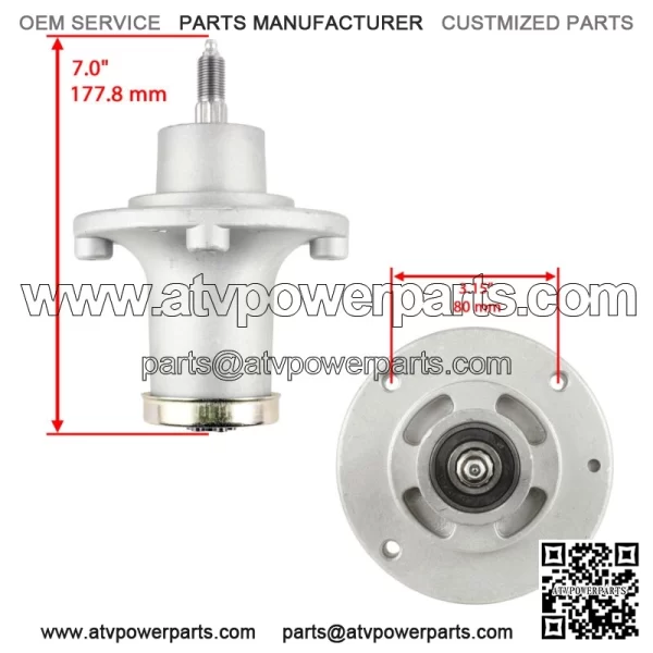 539112170 539113300 539113312 Deck Spindle Pulley Blade Belt For RedMax RZT 61" - Image 2