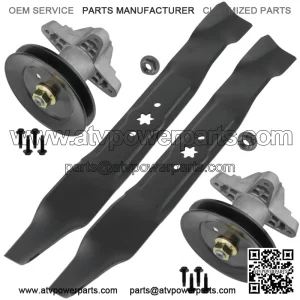 Deck Spindle Pulley Blade For White Outdoor LT1650 ZT-17 ZT-42 Lawn Tractor 42"