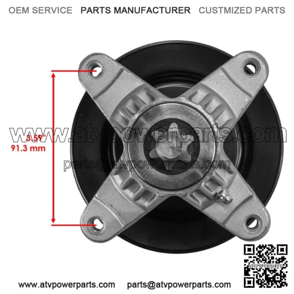 Deck Spindle Pulley Blade For White Outdoor LT1650 ZT-17 ZT-42 Lawn Tractor 42" - Image 3