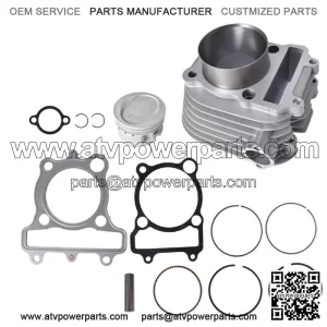 For 1999-2004 Yamaha Bear Tracker 250 YFM250 Cylinder Piston Gasket Top End Kit