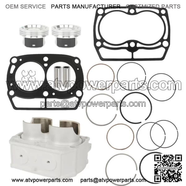 2008-2014 Cylinder Piston Gasket Top End Kit for Polaris Ranger 800 RZR 800