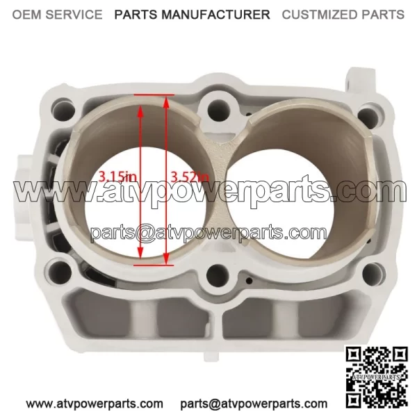 2008-2014 Cylinder Piston Gasket Top End Kit for Polaris Ranger 800 RZR 800 - Image 3