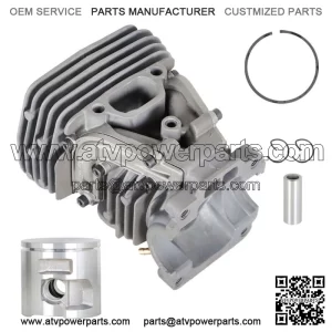 For Husqvarna 455 Rancher 455E 460 Chainsaw 537 47mm Bore Piston Cylinder Kit