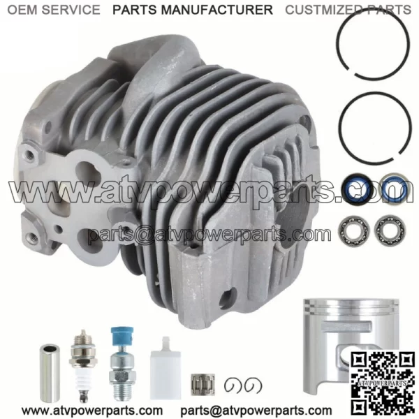 Cylinder Piston 51mm Kit For Husqvarna Partner Cutoff Concrete Saw K750 K760 - Image 2