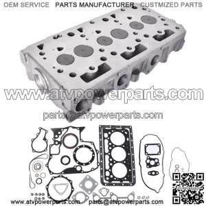 New "Complete" Cylinder Head & Full Gasket Kit FITS Kubota D902 ZD323