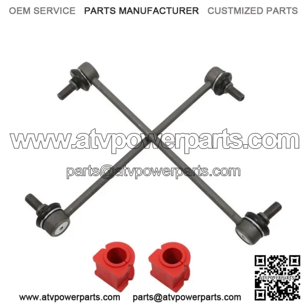FIT For 2011-2019 Toyota Sienna Front Sway Bar Links + Front Bushings 4PC