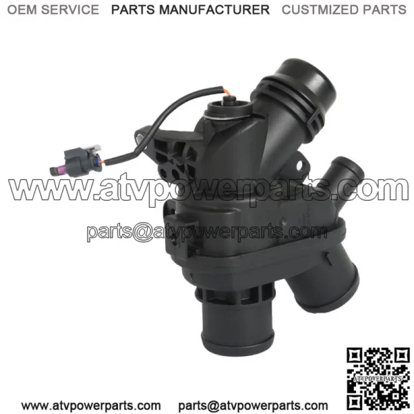 Thermostat W/ Sensor For Jaguar Land Rover AJ126 3.0L V6 Supercharged SC Engine - Image 2