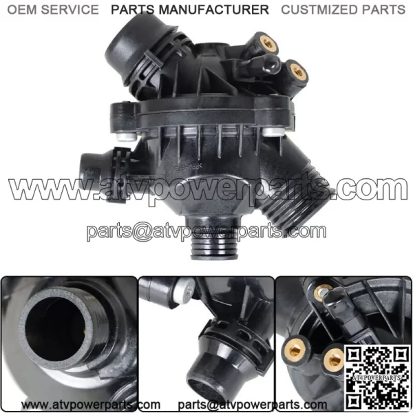 Water Pump W/Thermostat &Bolt For BMW 128i 325i 328i 528i 530i X3 11517586925 - Image 4