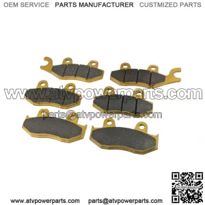 Yamaha 700 700R YFM700 2013-2023 Ceramic Brake Pad Set Front & Rear For: More than one vehicle