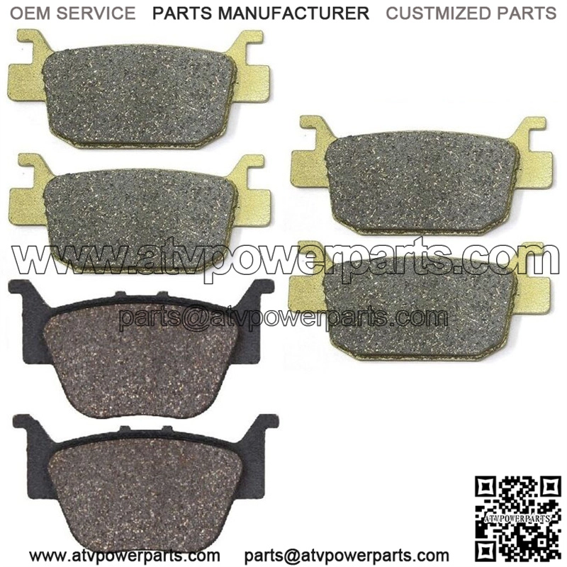 For Honda Rincon 680 Front Rear Brake Pad TRX680FA FA5 TRX680FGA 4x4 2006-2023 (For: Honda)