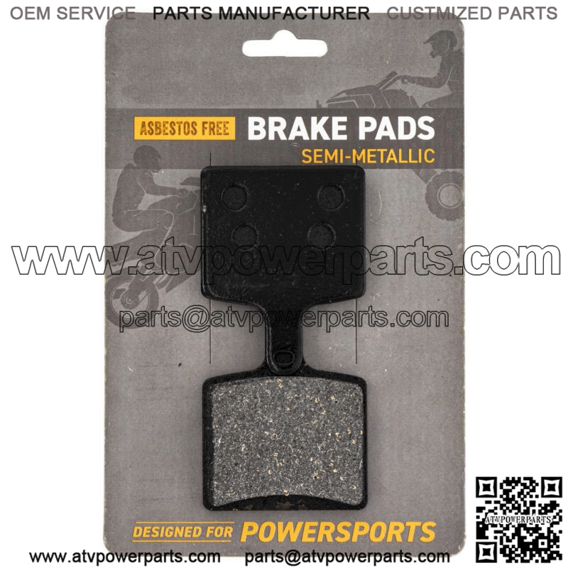 Brake Pad Set Yamaha Sidewinder LTX MTX RTX SR Viper Rear Semi-Metallic (For: Yamaha)
