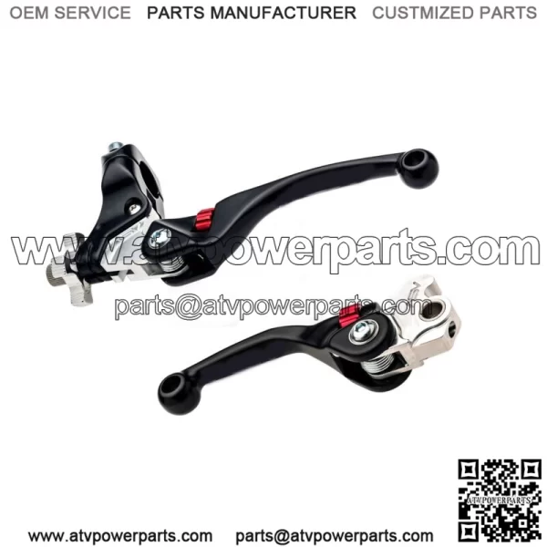2007-2024 Yamaha 700/R F4 Series Brake & Clutch Lever PAIR PACK Black For: More than one vehicle