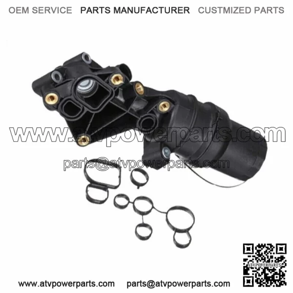 Oil Filter Adapter Housing 07K115397D For Volkswagen VW 2.5 Liter Jetta - Image 2