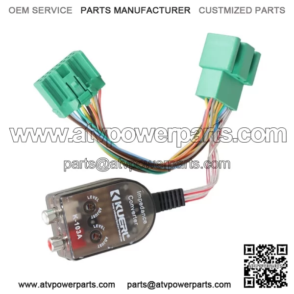 71-2107 Add Amplifier Adapter Interface Amp Select For Chevy Camaro GMC Sierra - Image 3