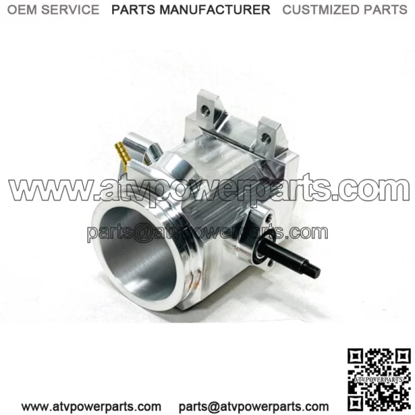 08-24 Yamaha 700 700R 50mm Bored Billet Throttle Body Kit Stock Intake For: More than one vehicle