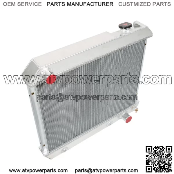 3 Rows Aluminum Radiator For 1963-1966 Chevy C10 C20 C30 K10 Truck V8 CC284 - Image 2