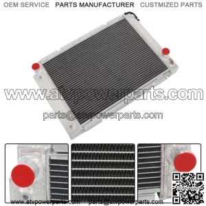 3 ROW Aluminum Radiator For 1984 1985 1986 1987 1988 Pontiac Fiero V6 CC828
