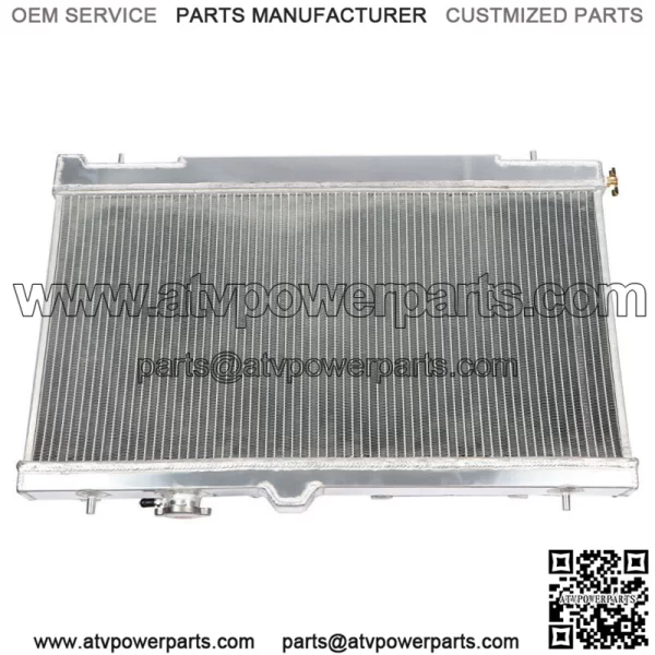 2-ROW Aluminum Core Racing Radiator+12v Fan Shroud For 2002-2007 Impreza Wrx Sti - Image 4
