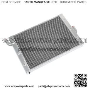 2-Row Radiator for POLARIS RZR XP 4 Turbo 2017 2018 2019 2020 2021 2022#1241117