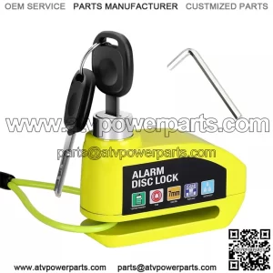 Anti-theft Brake Disc Lock Wheel Alarm Security Lock for Motorbike Bike Scooter