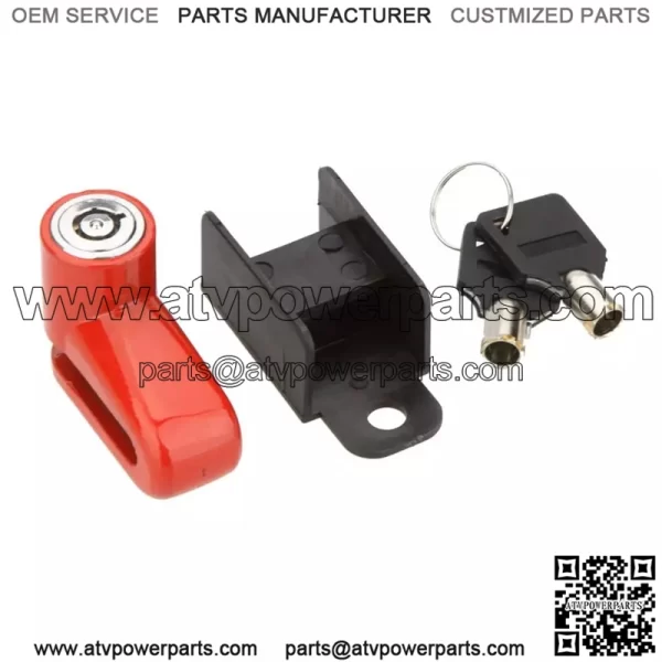 Anti Theft Disc Brake Rotor Wheel Lock For Scooter Bike Bicycle Motorcycle NEW - Image 4