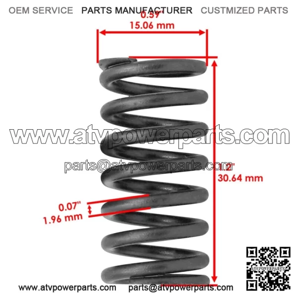 90501-203G2-00 Clutch Springs for Yamaha TTR110E TT-R110 2008 - 2023 - Image 2